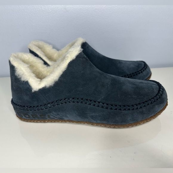 SOREL MEN'S MANAWAN II SLIPPER Navy Blue size 9 - Picture 4 of 9